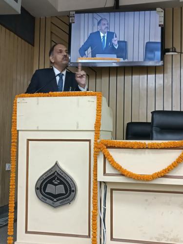 Addressing an orientation program at ILI Centre, New Delhi