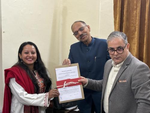 Sambhavna CRACR & PD signed an MoU